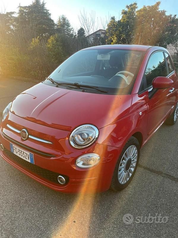 Usata Fiat 500 95 CV (69 kW) 2016 Rosso Coupé