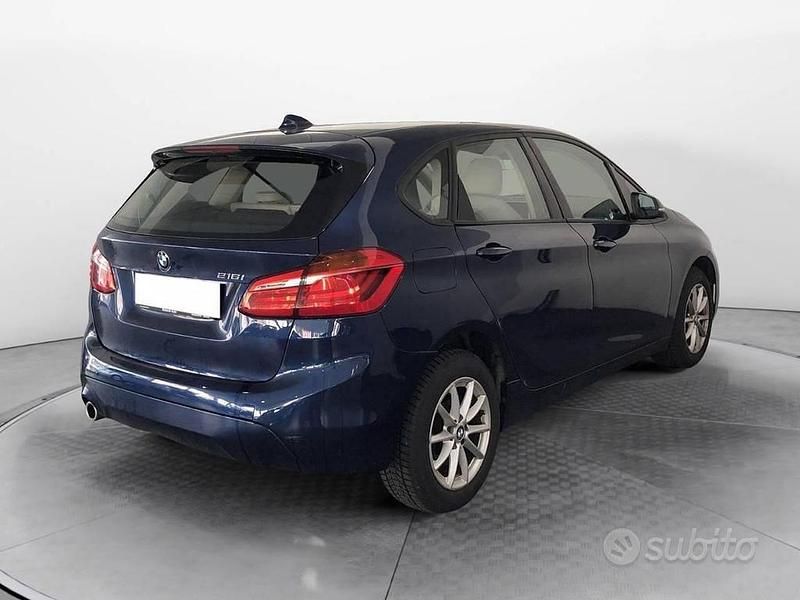 Usata BMW 216 Active Tourer Efficient Dynamics 109 CV (80 kW) 2019 Blu Monovolume