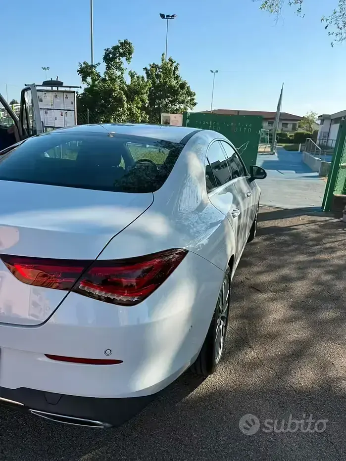 Usata Mercedes CLA200 Progressive 136 CV (100 kW) 2019 Bianco Berlina
