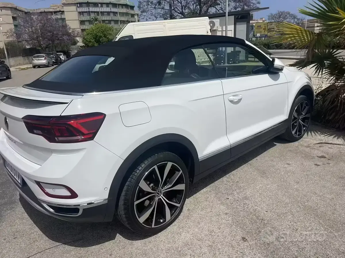 Usata VW T-Roc Cabriolet Style 110 CV (80 kW) 2023 Bianco Cabrio