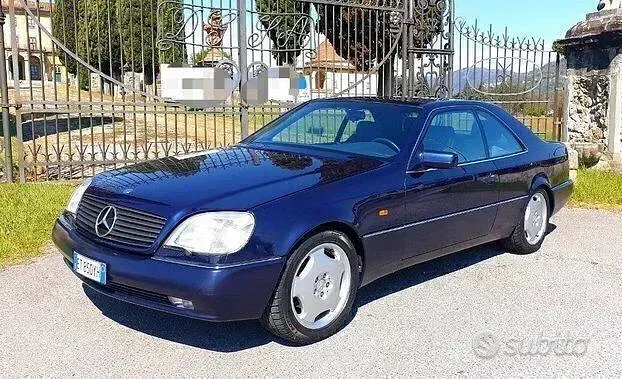Usata Mercedes S500 320 CV (235 kW) 1995 Blu Coupé