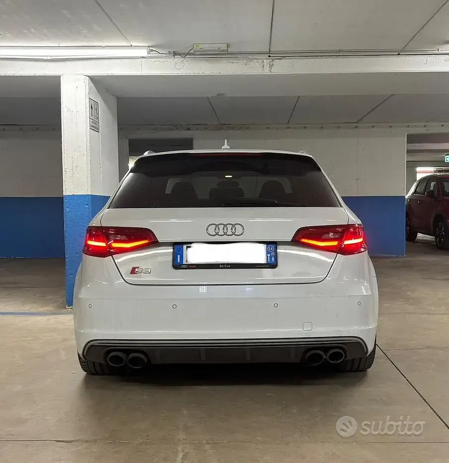 Usata Audi S3 300 CV (220 kW) 2014 Bianco Berlina