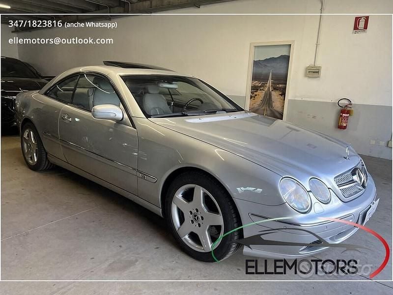 Usata Mercedes CL500 306 CV (225 kW) 2000 Argento Coupé