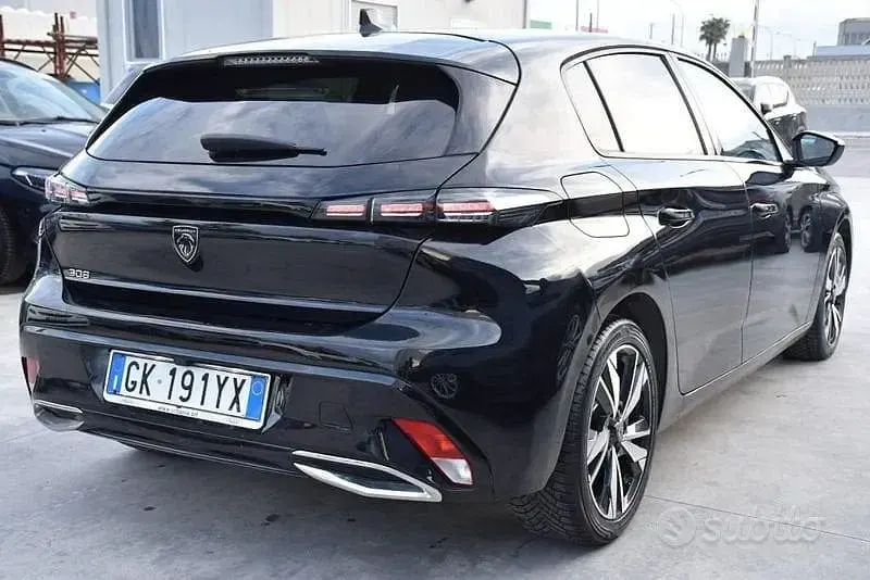 Usata Peugeot 308 Allure 131 CV (96 kW) 2022 Nero Berlina