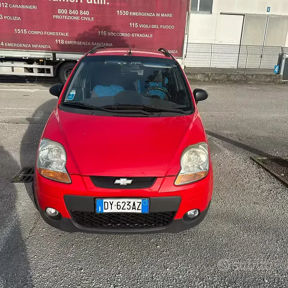 Usata Chevrolet Matiz 52 CV (38 kW) 2009 Rosso Utilitaria