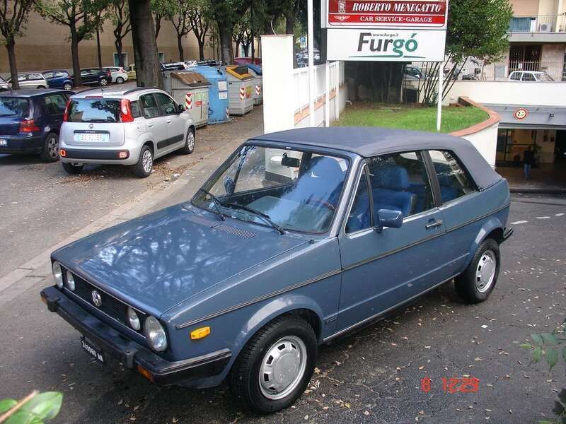 Usata VW Golf Cabriolet 50 CV (36 kW) 1982 Blu/azzurro Cabrio