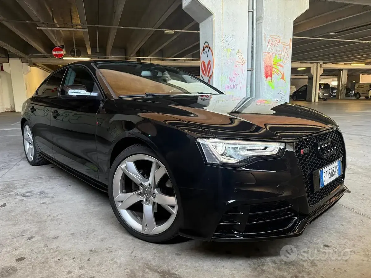 Usata Audi A5 S-Line 190 CV (139 kW) 2014 Nero Coupé