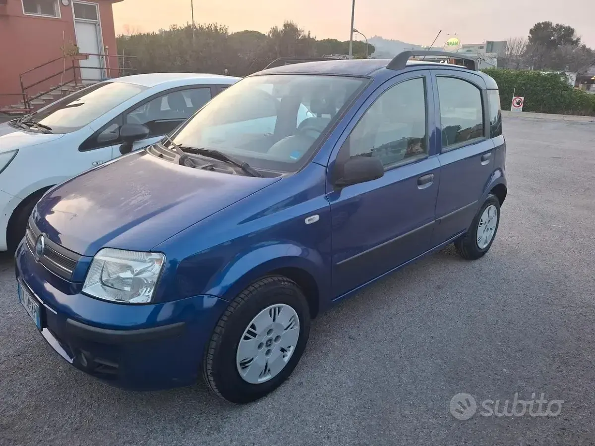 Usata Fiat Panda 69 CV (50 kW) 2007 Blu Utilitaria