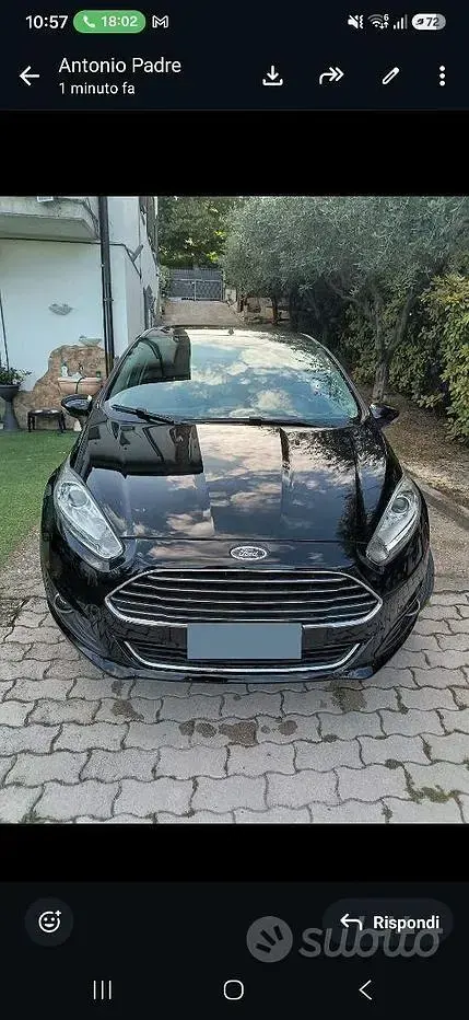 Usata Ford Fiesta 95 CV (69 kW) 2017 Nero Utilitaria