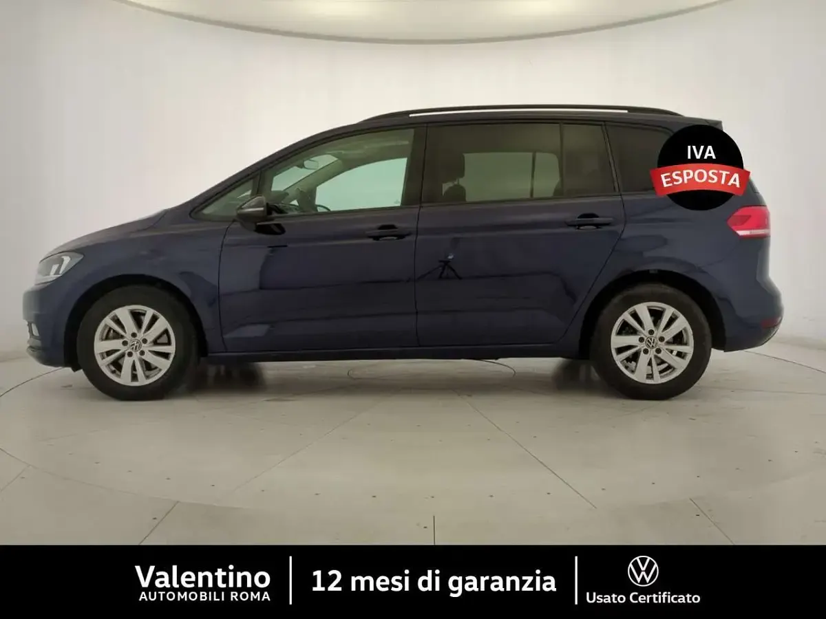 Usata VW Touran Business 150 CV (110 kW) 2023 Blu/azzurro Monovolume