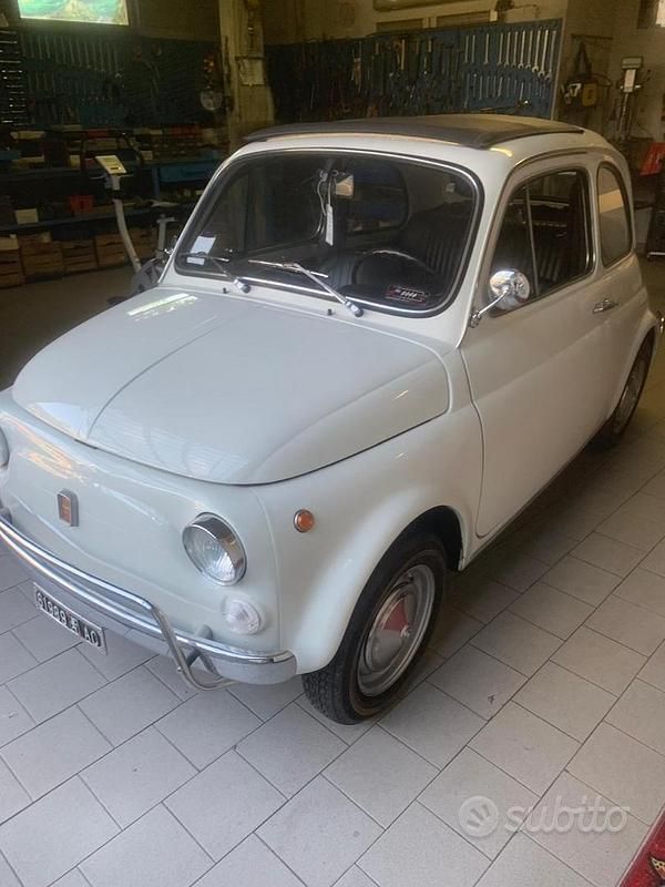 Usata Fiat 500 1970 Bianco Berlina