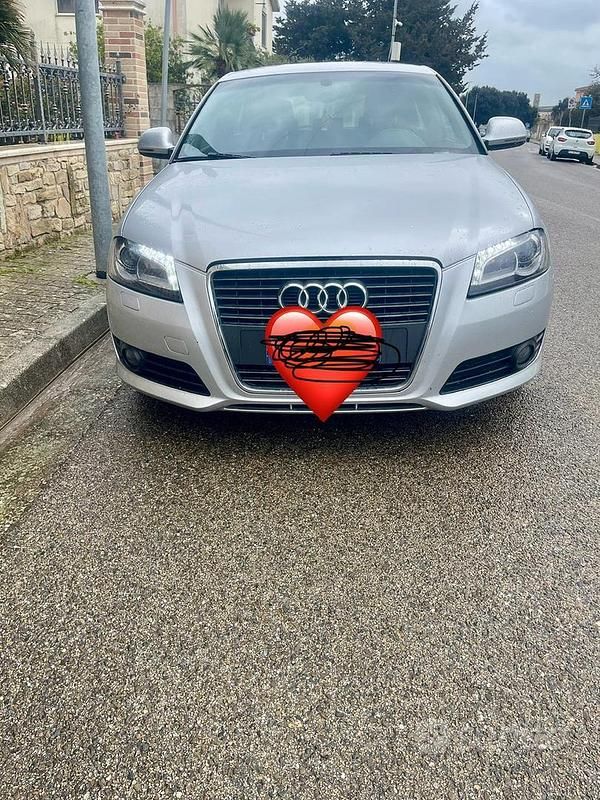 Usata Audi A3 Attraction 140 CV (102 kW) 2009 Grigio Utilitaria