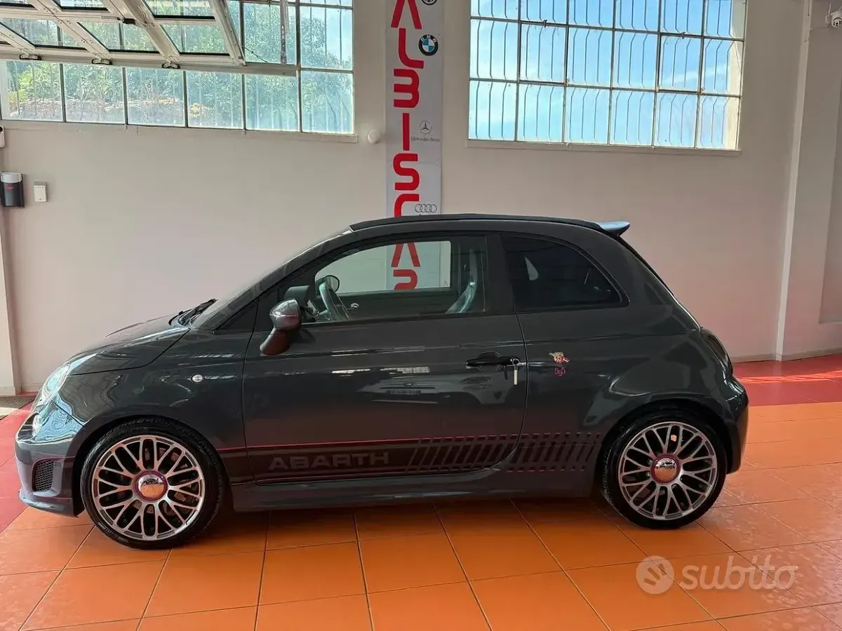 Usata Abarth 595C Turismo 160 CV (117 kW) 2015 Grigio Cabrio