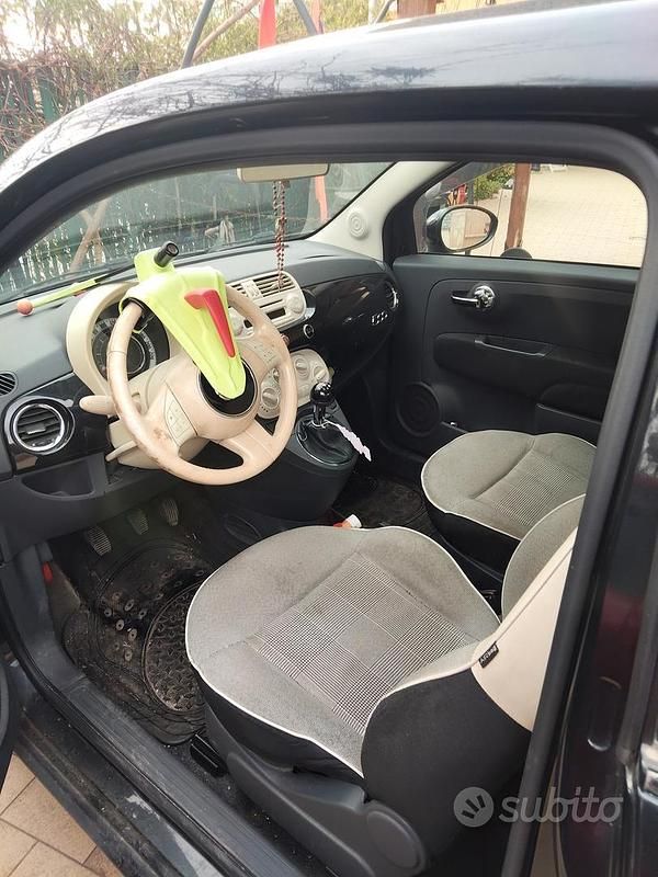 Usata Fiat 500 75 CV (55 kW) 2015 Nero Utilitaria