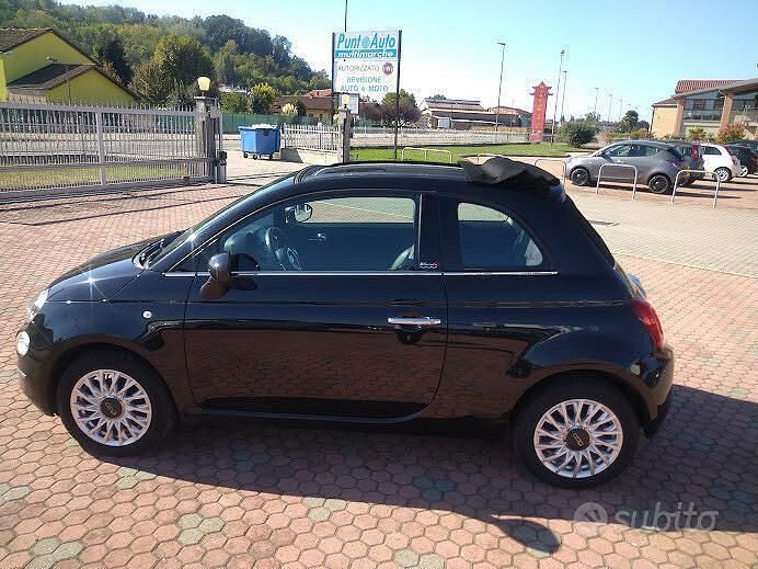 Usata Fiat 500C Lounge 69 CV (50 kW) 2019 Nero Cabrio