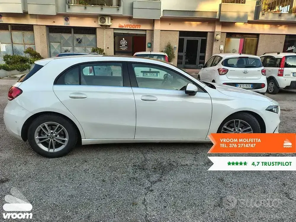 Usata Mercedes A180 116 CV (85 kW) 2019 Bianco Berlina