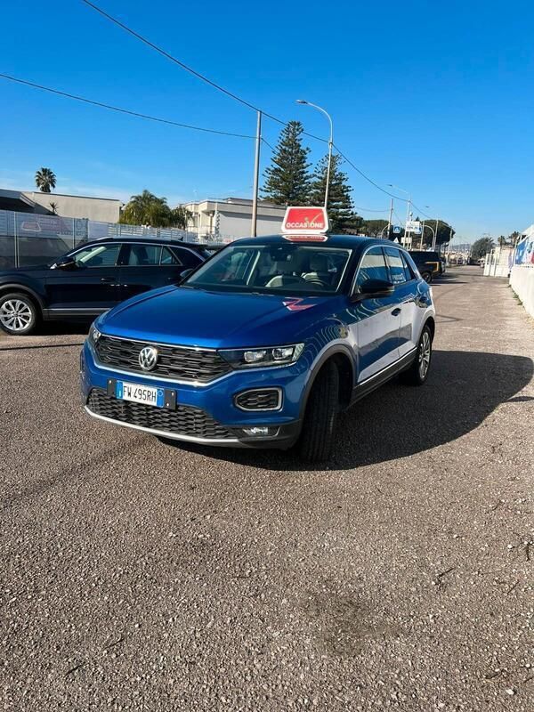 Usata VW T-Roc Advance 150 CV (110 kW) 2019 Blu SUV