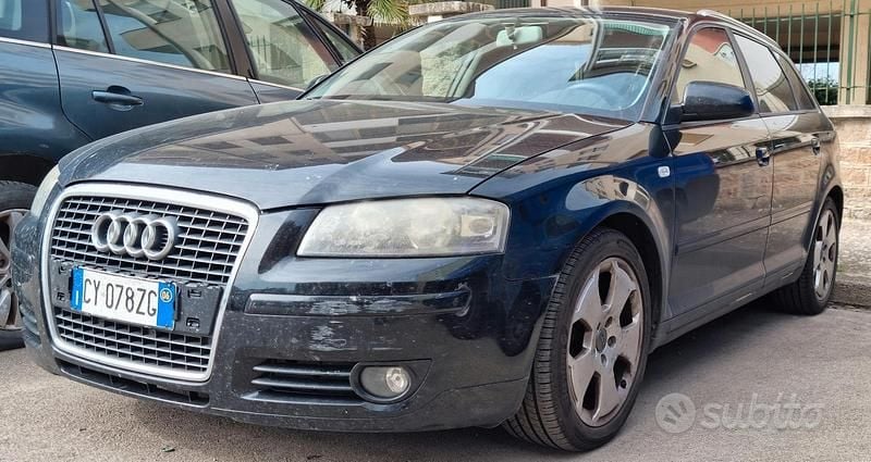 Usata Audi A3 140 CV (102 kW) 2006 Nero Utilitaria