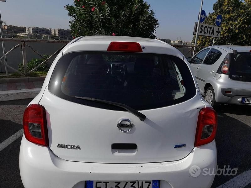 Usata Nissan Micra 80 CV (58 kW) 2014 Bianco Utilitaria