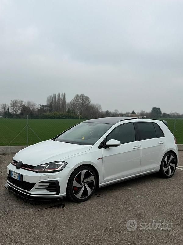 Usata VW Golf VII GTI 245 CV (180 kW) 2019 Bianco Berlina