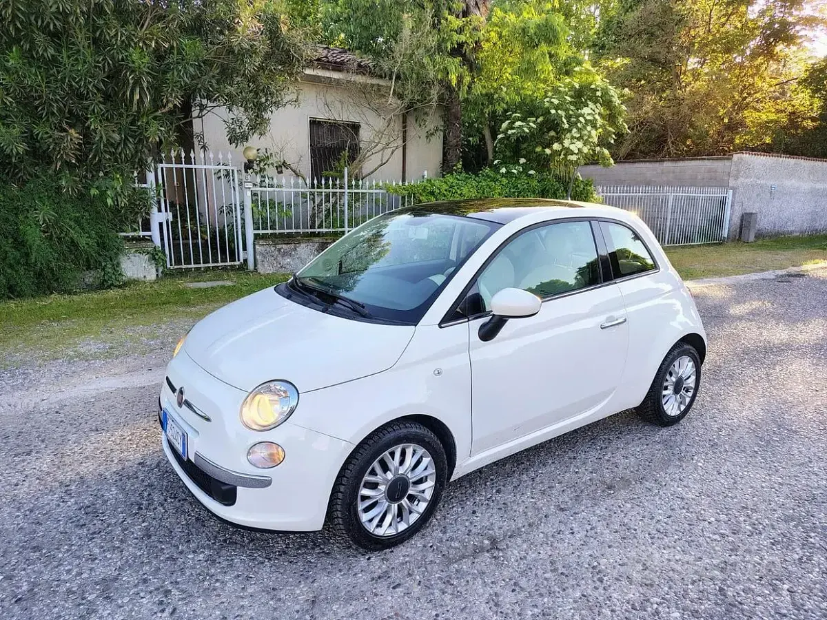 Usata Fiat 500 Lounge 95 CV (69 kW) 2015 Bianco Berlina