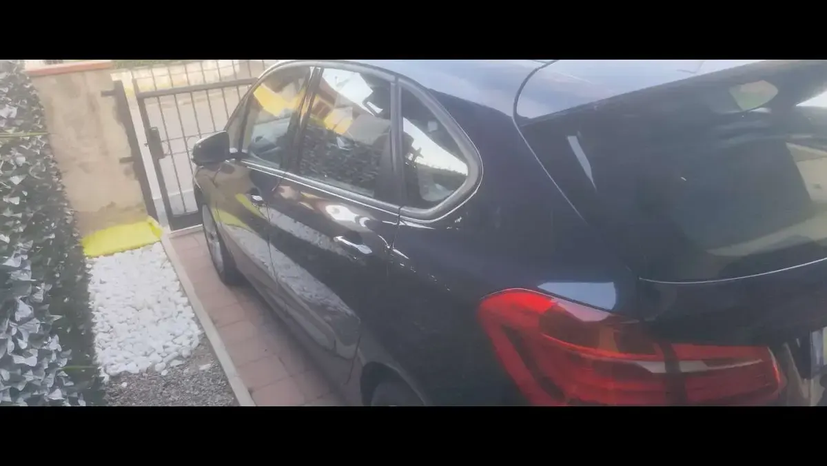 Usata BMW 218 Active Tourer Advantage 150 CV (110 kW) 2014 Blu/azzurro Monovolume