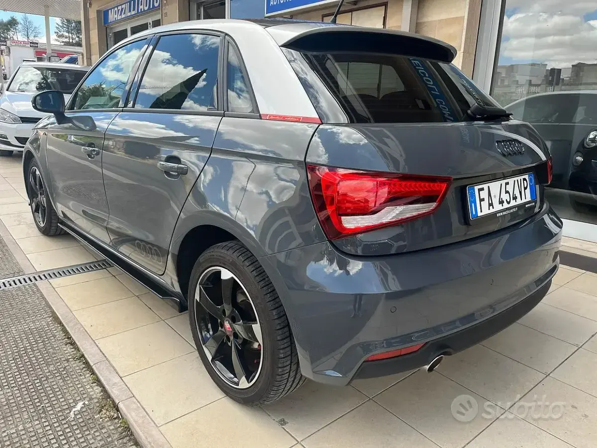 Usata Audi A1 S-Line 90 CV (66 kW) 2015 Grigio Utilitaria