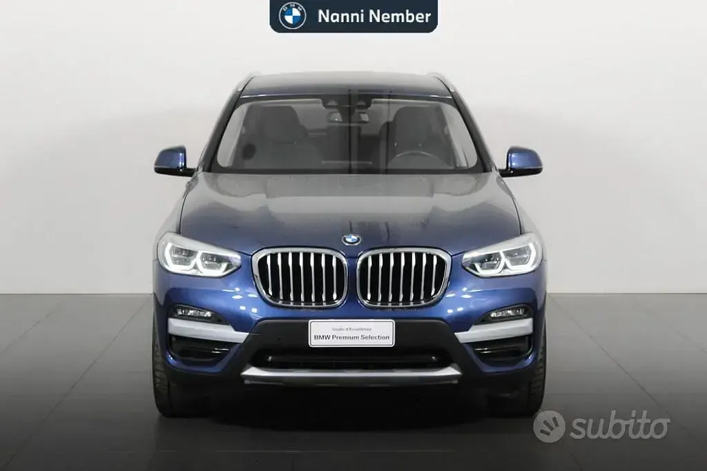 Usata BMW X3 xLine 190 CV (139 kW) 2021 Blu SUV