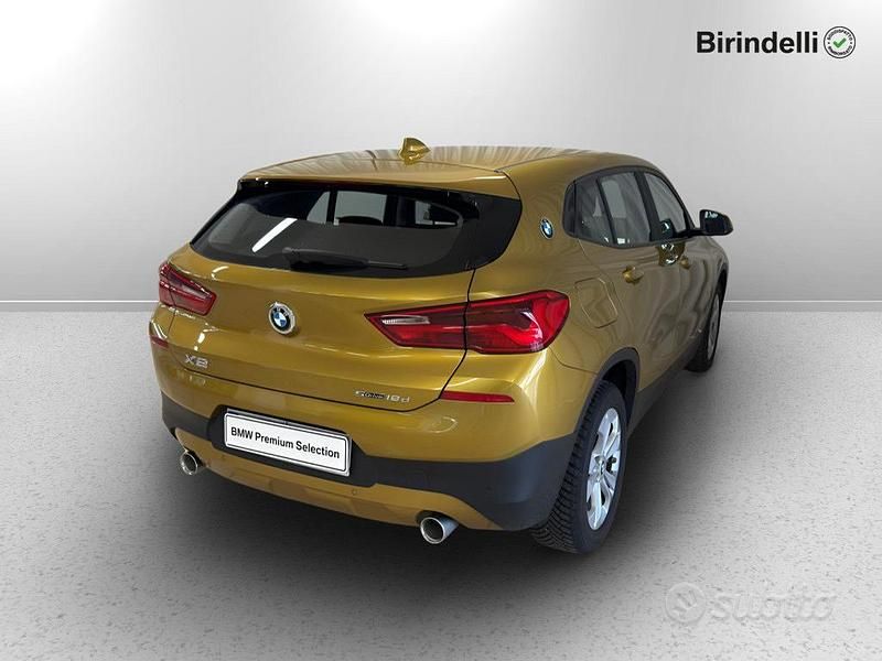 Usata BMW X2 Performance 149 CV (109 kW) 2018 Galvanic gold metallic SUV