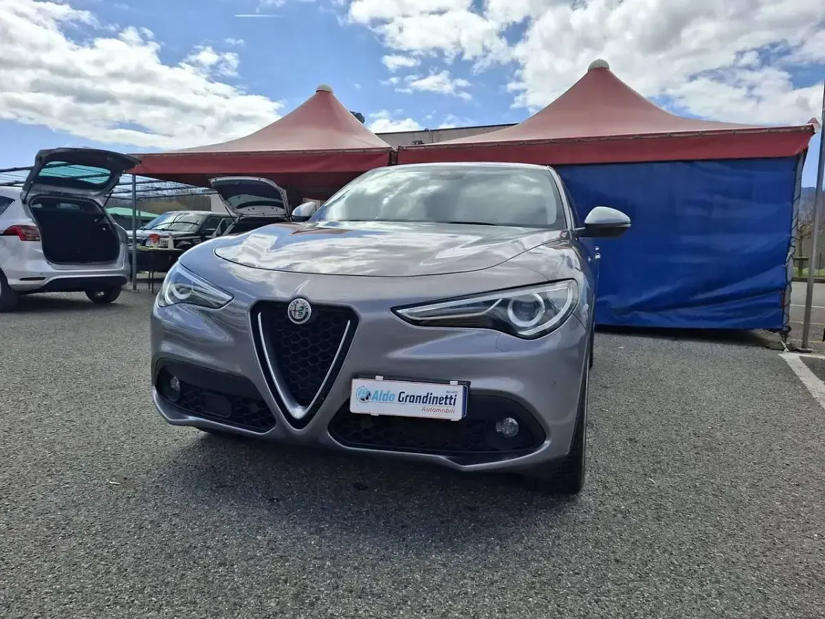 Usata Alfa Romeo Stelvio Business 209 CV (153 kW) 2017 Argento SUV