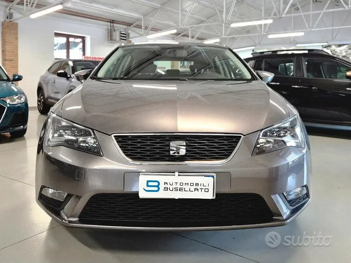 Usata Seat Leon ST Style 110 CV (80 kW) 2016 Grigio Station wagon