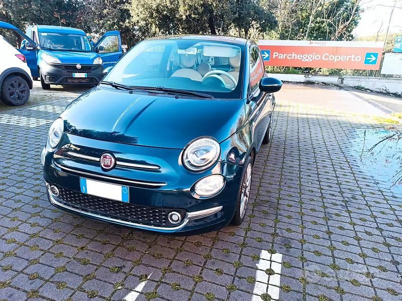 Usata Fiat 500 Lounge 69 CV (50 kW) 2017 Blu Berlina