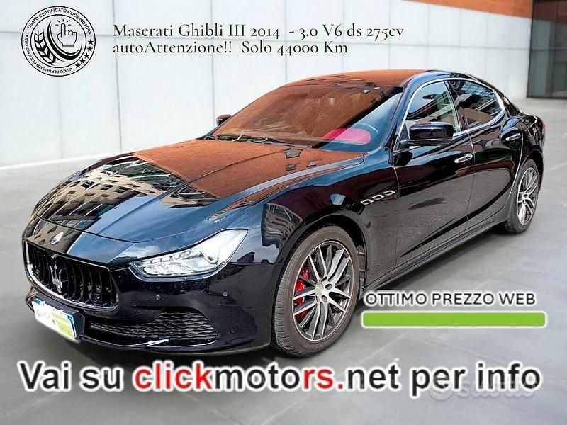 Usata Maserati Ghibli 275 CV (202 kW) 2014 Nero Berlina