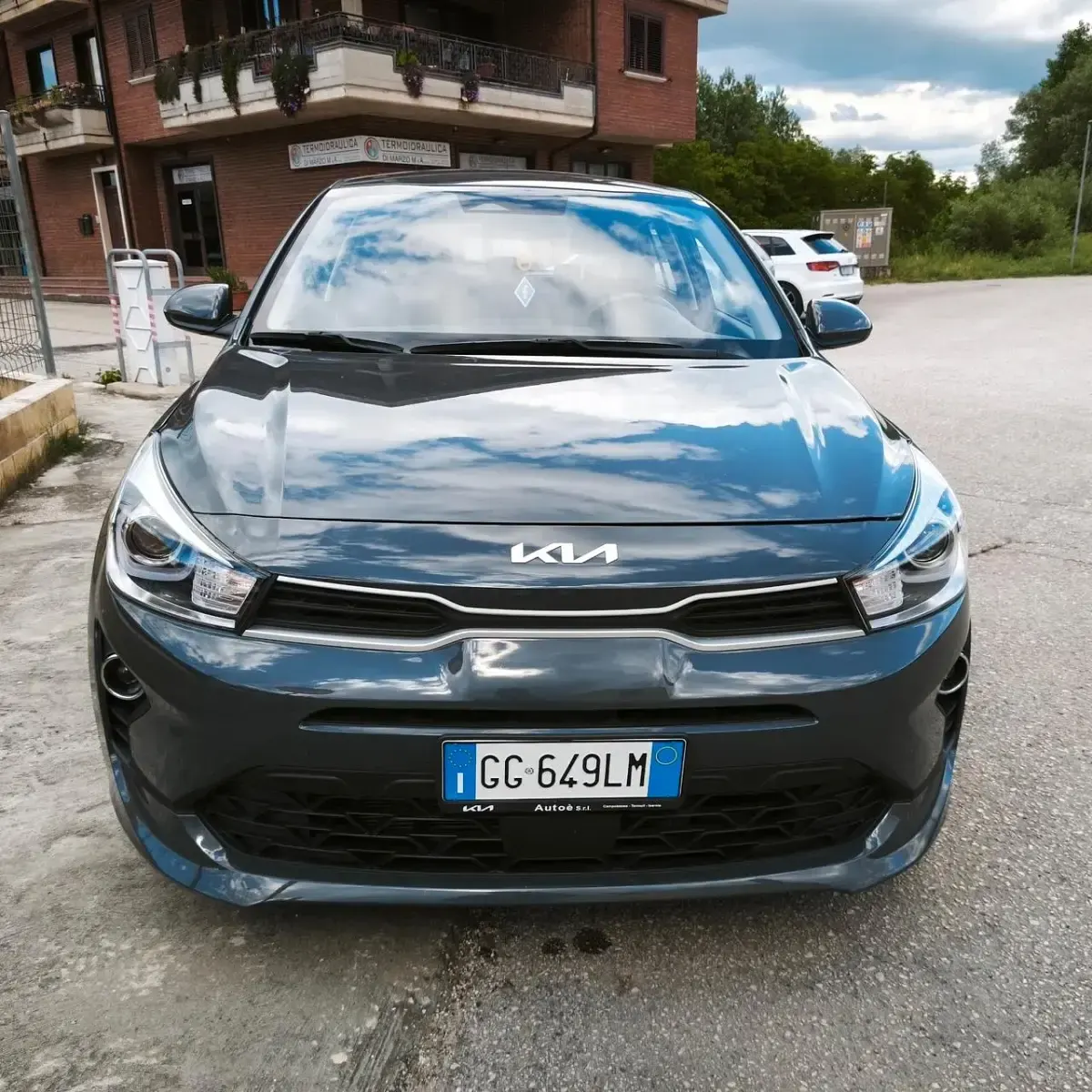 Usata Kia Rio GT-Line 100 CV (73 kW) 2022 Grigio Berlina