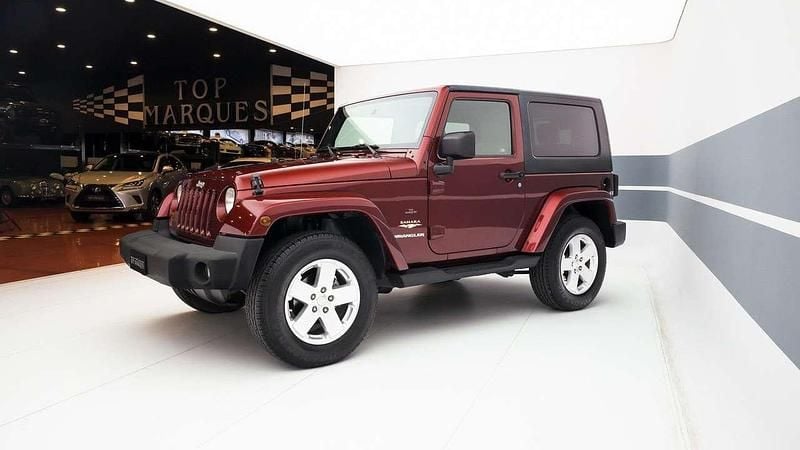 Usata Jeep Wrangler Sahara 177 CV (130 kW) 2009 Rosso metallizzato SUV