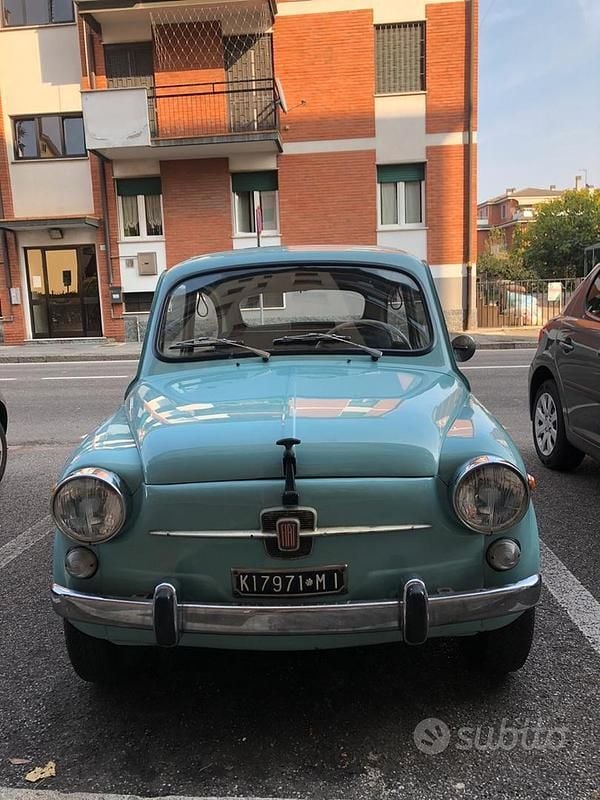 Usata Fiat 600D 1970 Blu Berlina