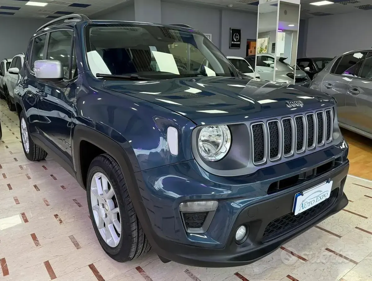 Usata Jeep Renegade Limited 130 CV (95 kW) 2022 Blu SUV