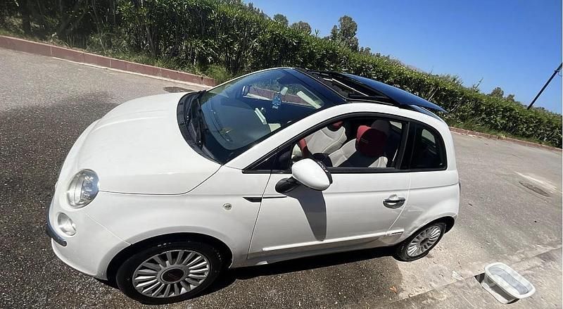 Usata Fiat 500 75 CV (55 kW) 2008 Bianco Berlina