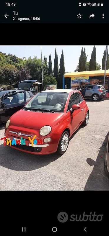 Usata Fiat 500 75 CV (55 kW) 2009 Cabrio