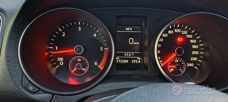 Usata VW Golf VI 2010 Grigio Utilitaria