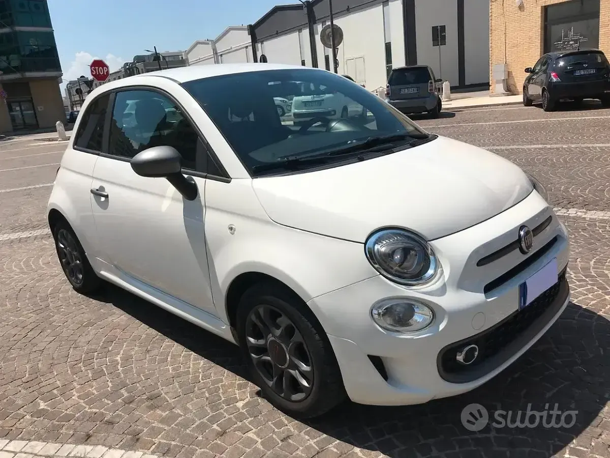 Usata Fiat 500 Sport 69 CV (50 kW) 2018 Bianco Utilitaria