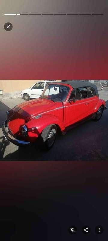 Usata VW Beetle Cabriolet 44 CV (32 kW) 1973 Rosso Cabrio