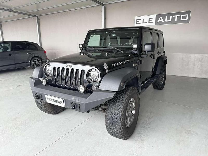 Usata Jeep Wrangler Unlimited Rubicon 200 CV (147 kW) 2015 Nero SUV