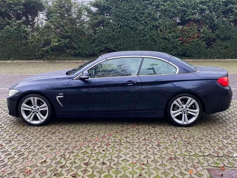 Usata BMW 420 Luxury Line 184 CV (135 kW) 2015 Blu/azzurro Cabrio