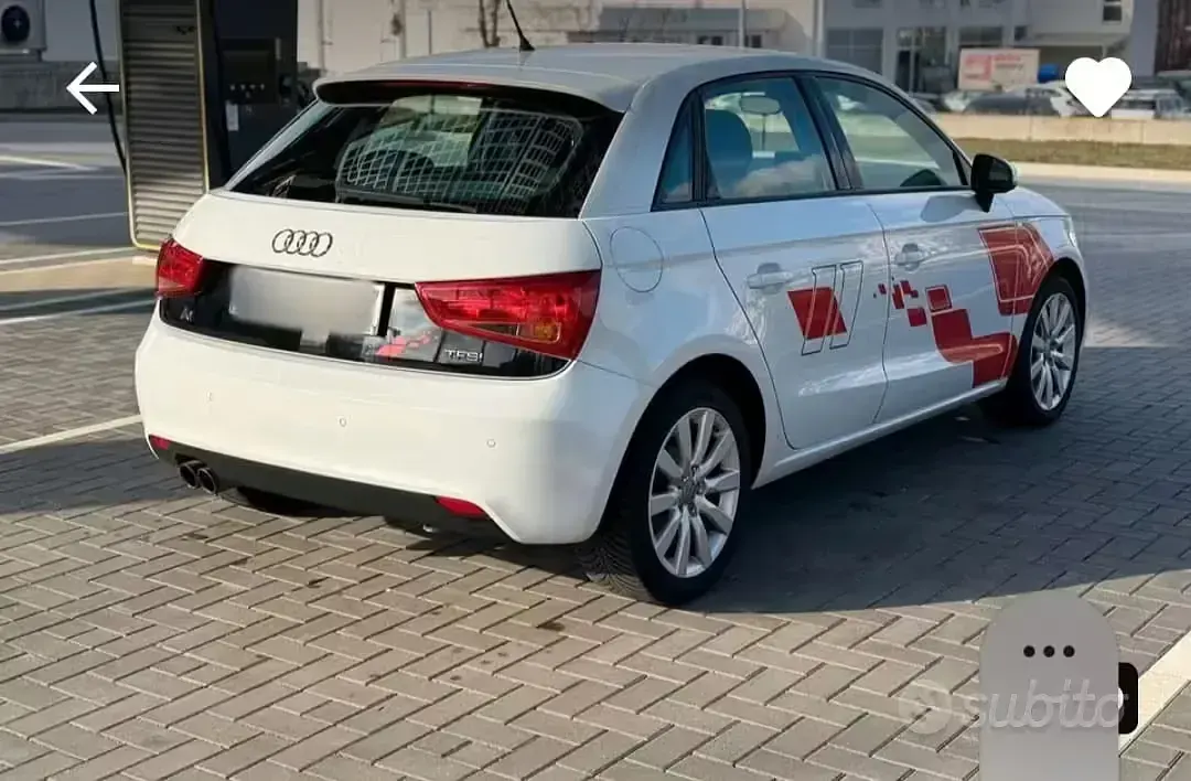 Usata Audi A1 140 CV (102 kW) 2013 Bianco Utilitaria