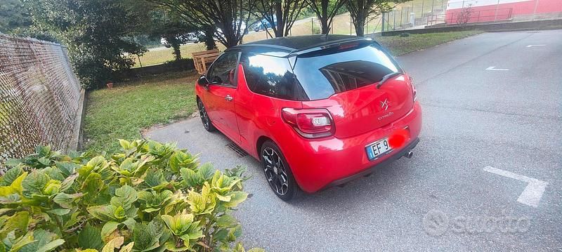 Usata DS Automobiles DS3 95 CV (69 kW) 2011 Rosso Coupé
