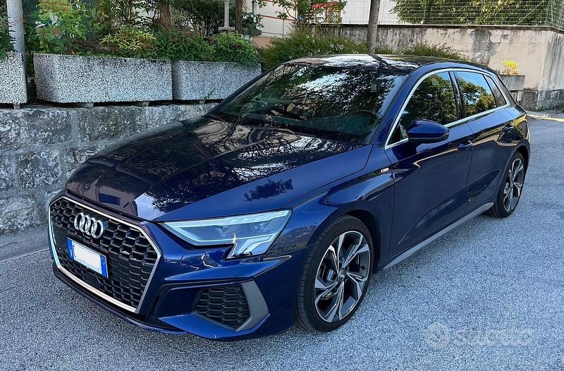 Blu Usata 2020 Audi A3 S-Line Tre volumi | 24.300 € (Buon prezzo) - Immagine 1/4
