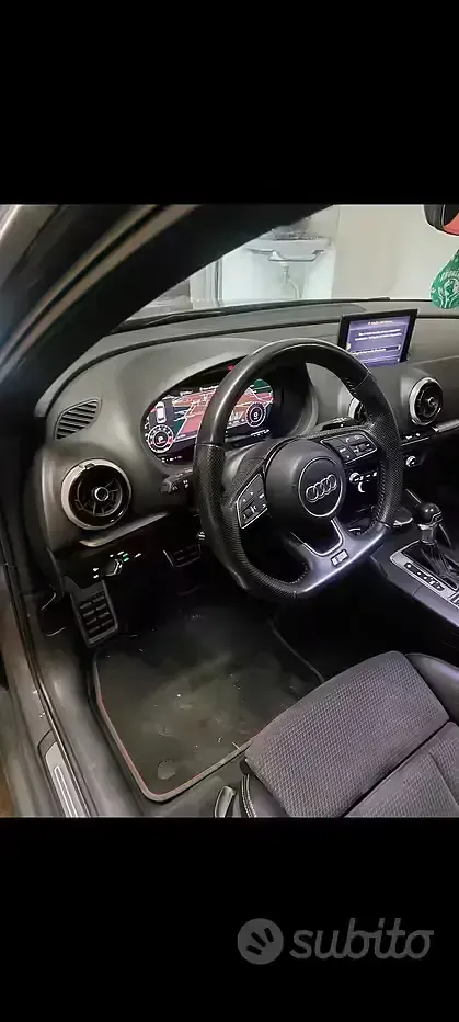 Usata Audi S3 Ambiente 310 CV (228 kW) 2018 Grigio Berlina