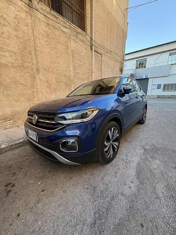 Usata VW T-Cross Advance 116 CV (85 kW) 2020 Blu SUV