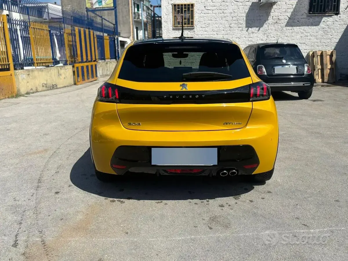 Usata Peugeot 208 131 CV (96 kW) 2019 Giallo Utilitaria